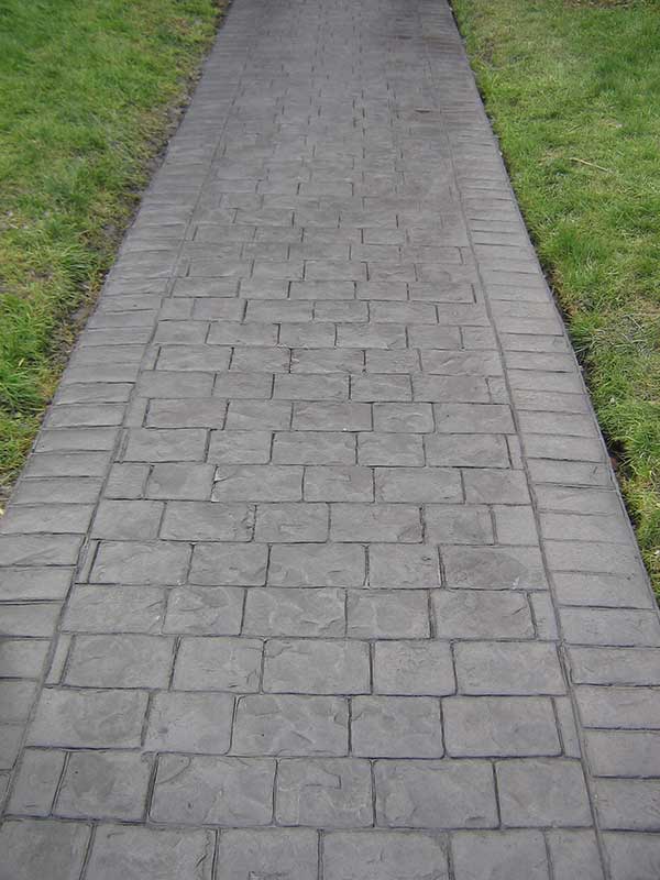 Pattern Imprinted Concrete Pathways Manchester